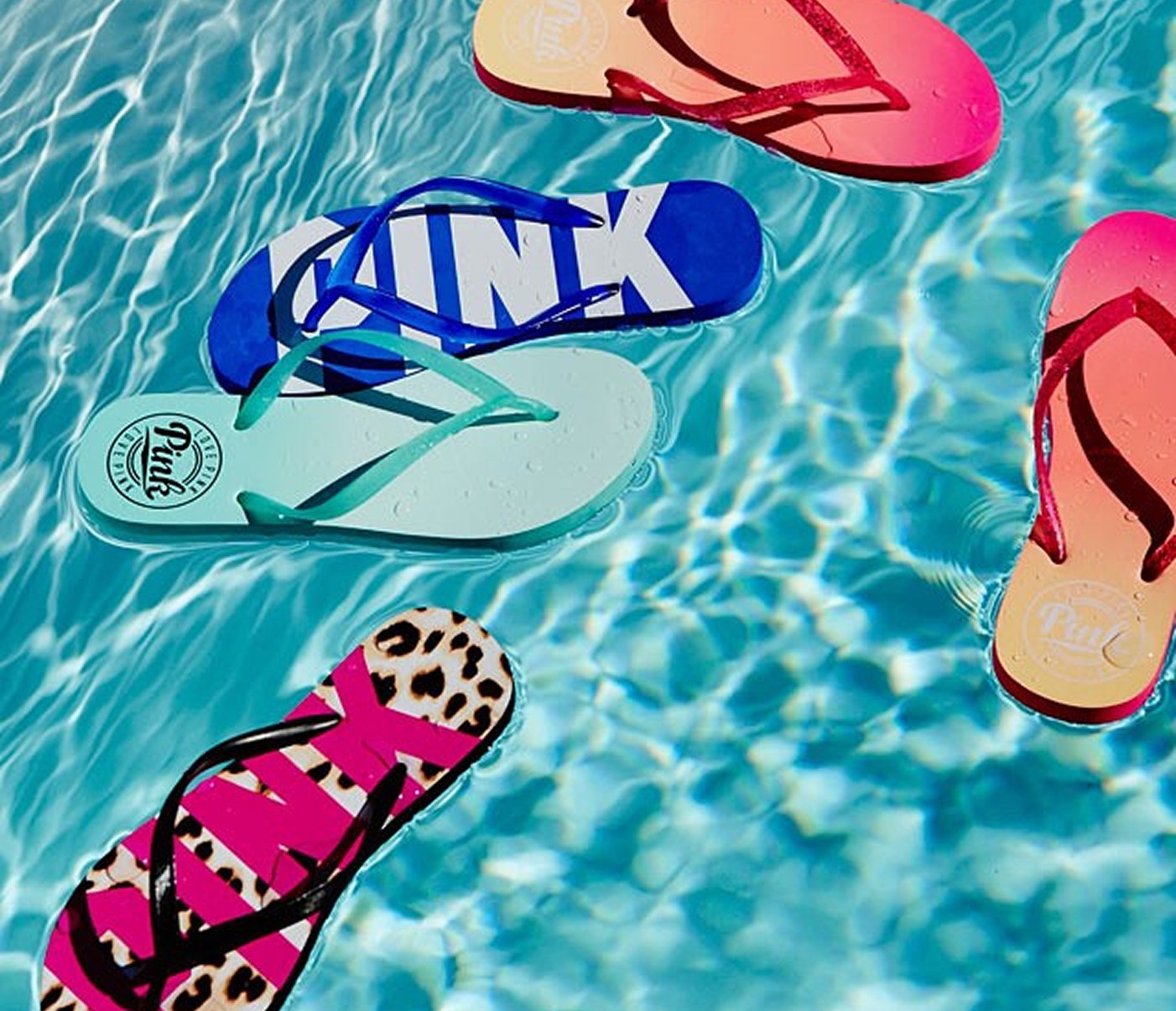 Poolside summer scene